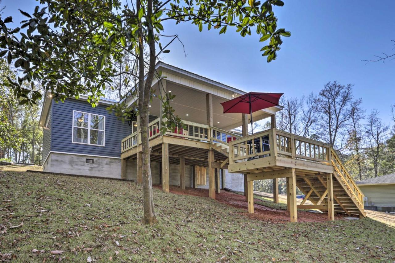 White Oak Creek Home With Views, Deck And Pool Access! Eufaula Kültér fotó